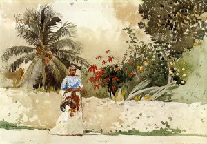 Main Product Photo of On the Way to the Bahamas Painting by Winslow Homer