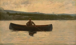Main Product Photo of Playing a ish Painting by Winslow Homer