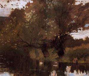 Pond and Willows, Houghton Farm by Winslow Homer Oil Painting Reproduction