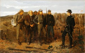 Main Product Photo of Prisoners from the Front Painting by Winslow Homer