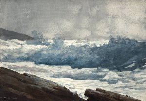 Prout's Neck, Breakers by Winslow Homer Oil Painting Reproduction