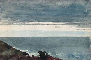 Main Product Photo of Prout's Neck, Evening Painting by Winslow Homer