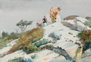 Main Product Photo of Rough Work Painting by Winslow Homer
