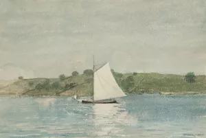 Sailing Calm Water by Oil Painting Reproduction