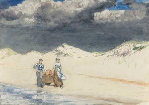 Sand And Sky by Winslow Homer Oil Painting Reproduction
