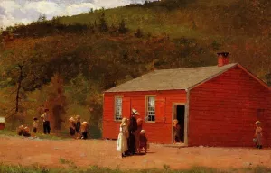 School Time by Winslow Homer - Hand-Painted Oil Painting Reproduction