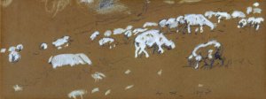 Main Product Photo of Sheep Painting by Winslow Homer