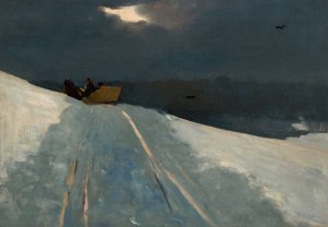 Main Product Photo of Sleigh Ride Painting by Winslow Homer