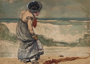 Main Product Photo of Startled Painting by Winslow Homer