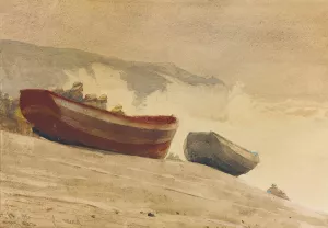Storm On The English Coast by Winslow Homer - Hand-Painted Oil Painting Reproduction