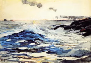 Sunset, Prout's Neck by Winslow Homer Oil Painting Reproduction