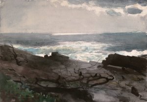 Main Product Photo of Sunshine and Shadow, Prout's Neck Painting by Winslow Homer