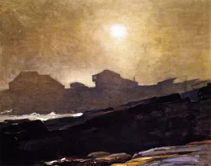 The Artist's Studio in an Afternoon Fog by Oil Painting Reproduction