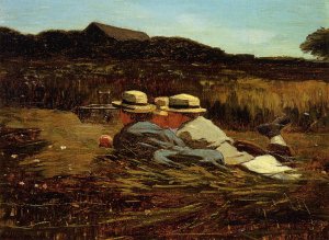 Main Product Photo of The Bird Catchers Painting by Winslow Homer
