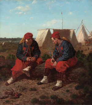 Main Product Photo of The Brierwood Pipe Painting by Winslow Homer