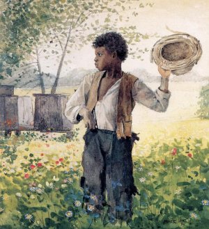 Main Product Photo of The Busy Bee Painting by Winslow Homer