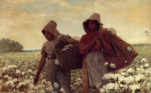 The Cotton Pickers by Winslow Homer - Hand-Painted Oil Painting Reproduction