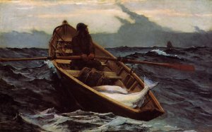 The Fog Warning by Winslow Homer Oil Painting Reproduction