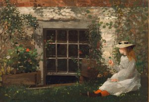 Main Product Photo of The Four-Leaf Clover Painting by Winslow Homer