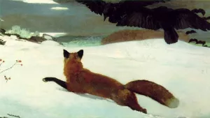 The Fox Hunt by Winslow Homer - Hand-Painted Oil Painting Reproduction