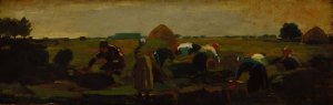 Main Product Photo of The Gleaners Painting by Winslow Homer