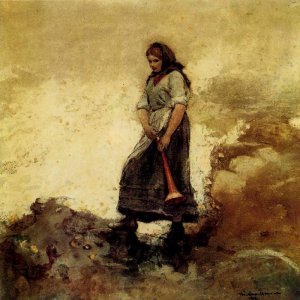 The Guard's daughter by Winslow Homer Oil Painting Reproduction