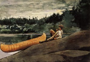 Main Product Photo of The Guide Painting by Winslow Homer