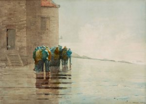 Main Product Photo of The Life Brigade Painting by Winslow Homer