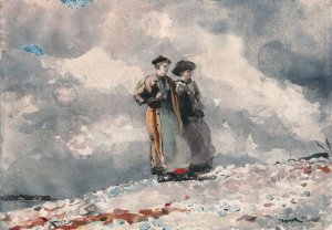 The Outlook, Maine Coast by Oil Painting Reproduction