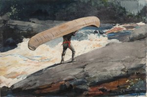Main Product Photo of The Portage Painting by Winslow Homer