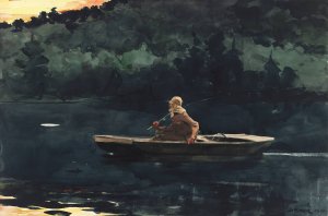 Main Product Photo of The Rise Painting by Winslow Homer