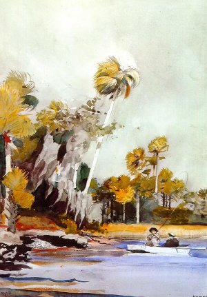 Main Product Photo of The Shell Heap Painting by Winslow Homer