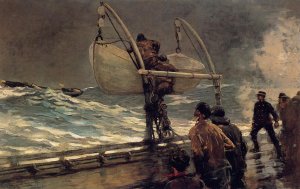 Main Product Photo of The Signal of Distress Painting by Winslow Homer