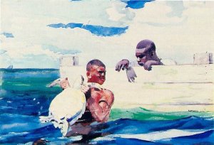 The Turtle Pound 2 by Winslow Homer Oil Painting Reproduction