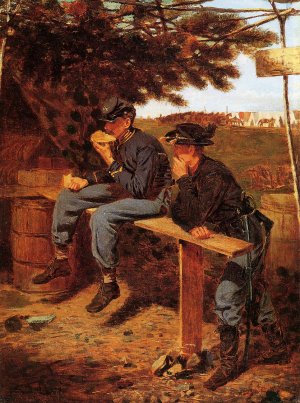 The Tutler's Tent (also known as Extra Rations) by Winslow Homer Oil Painting Reproduction