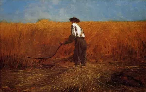 The Veteran in a New Field by Oil Painting Reproduction