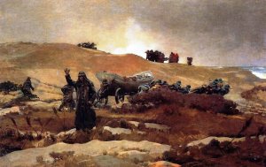 Main Product Photo of The Wreck Painting by Winslow Homer