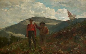 Main Product Photo of Two Guides Painting by Winslow Homer