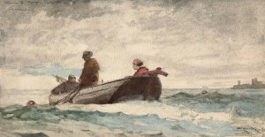 Main Product Photo of Tynemouth Priory, England Painting by Winslow Homer