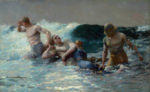 Main Product Photo of Undertow Painting by Winslow Homer