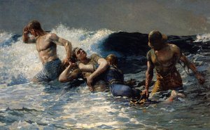 Main Product Photo of Undertow Painting by Winslow Homer