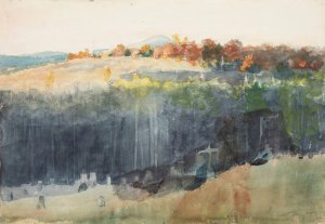 Main Product Photo of Valley and Hillside Painting by Winslow Homer