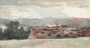 Main Product Photo of View of Santiago de Cuba Painting by Winslow Homer