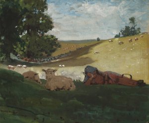 Main Product Photo of Warm Afternoon Painting by Winslow Homer