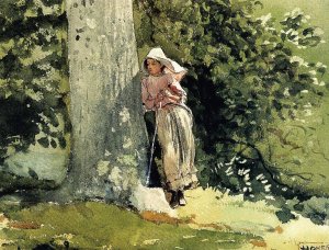 Main Product Photo of Weary Painting by Winslow Homer