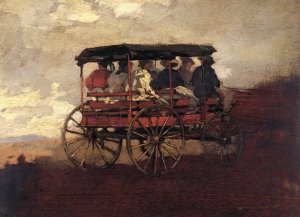 White Mountain Wagon by Winslow Homer Oil Painting Reproduction