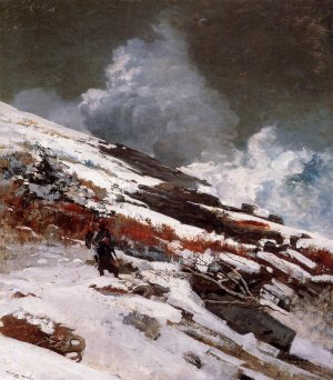 Main Product Photo of Winter Coast Painting by Winslow Homer