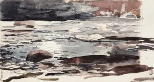 Woodland Stream by Winslow Homer Oil Painting Reproduction