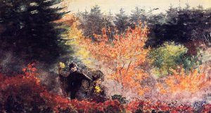 Woods at Prout's Neck by Winslow Homer Oil Painting Reproduction