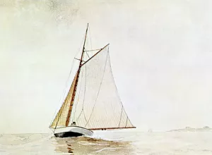 Yachting, Off Cloucester by Winslow Homer - Hand-Painted Oil Painting Reproduction